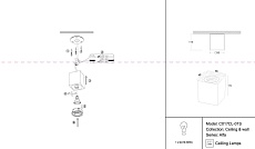 Потолочный светильник Maytoni Alfa C017CL-01S 5