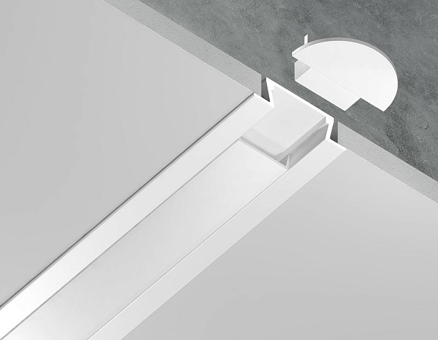 Встраиваемый профиль с рассеивателем Ambrella Illumination GP1001WH изображение 4 Встраиваемый профиль с рассеивателем Ambrella Illumination GP1001WH Фото № 4