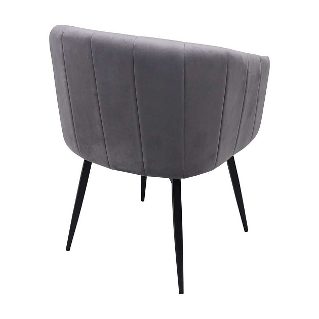 Поворотное кресло AksHome Melon серый, велюр 79675 Фото № 6