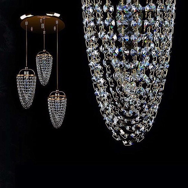 Подвесная люстра Artglass Small Game 03-03 CE Фото № 3
