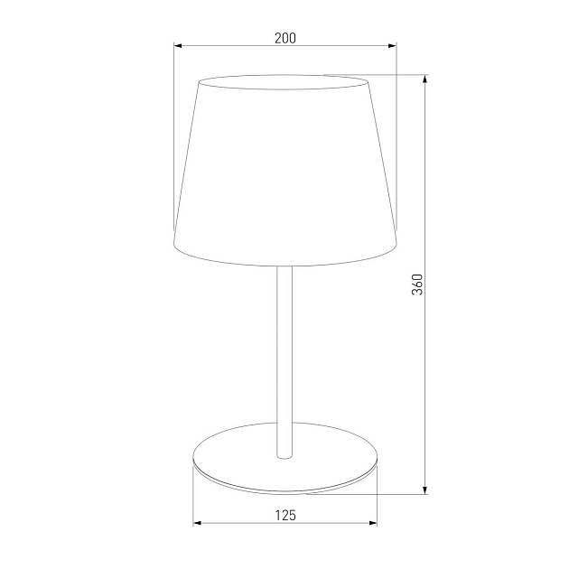 Настольная лампа TK Lighting 2934 Maja Фото № 2