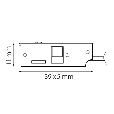 Питание боковое Lightstar Linea 506117 1