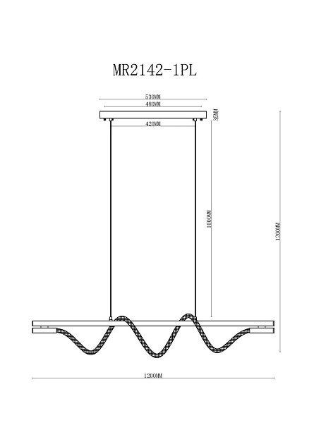 Подвесной светодиодный светильник MyFar Kenneth MR2142-1PL Фото № 2