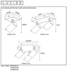 Спот Lucide Grony 17998/15/30 2