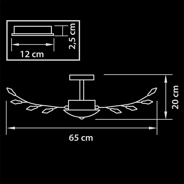 Потолочная люстра Lightstar Isabelle 791182 Фото № 2
