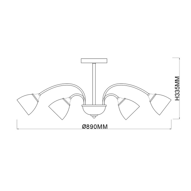 Потолочная люстра Escada Bouquet 1148/12P Фото № 2