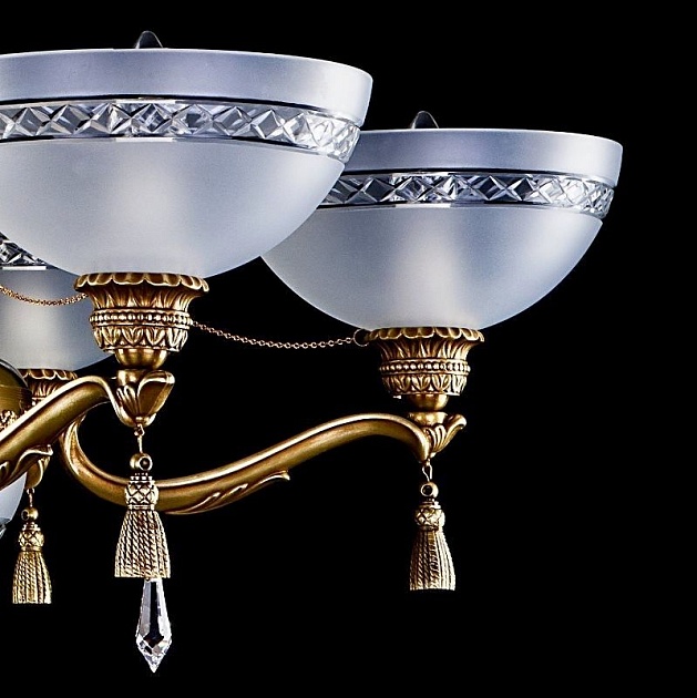 Подвесная люстра Artglass Goldie VI. Light Patina Фото № 2
