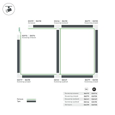 Коннектор T-образный Arlight соединение внутри/справа LGD-4TR-Con-INT-R2-WH 026144 3