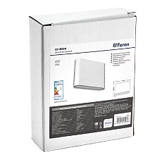 Уличный настенный светодиодный светильник Feron Техно DH504 48361 4