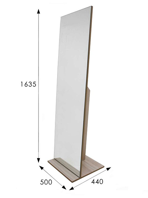 Зеркало напольное Мебелик Стелла 2 008235 изображение 3 Зеркало напольное Мебелик Стелла 2 008235 Фото № 3