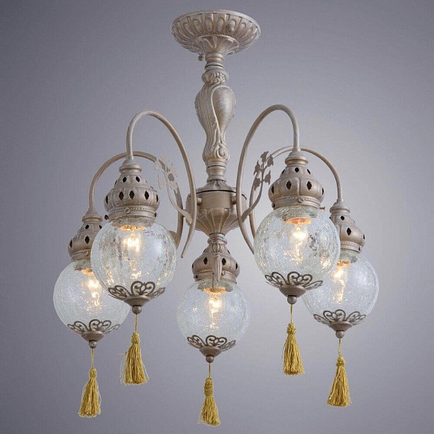 Потолочная люстра Arte Lamp A2146PL-5GA изображение 2 Потолочная люстра Arte Lamp A2146PL-5GA Фото № 2