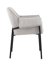 Кресло Stool Group Бесс рогожка светло-серый FDC9469P BEL-40 3