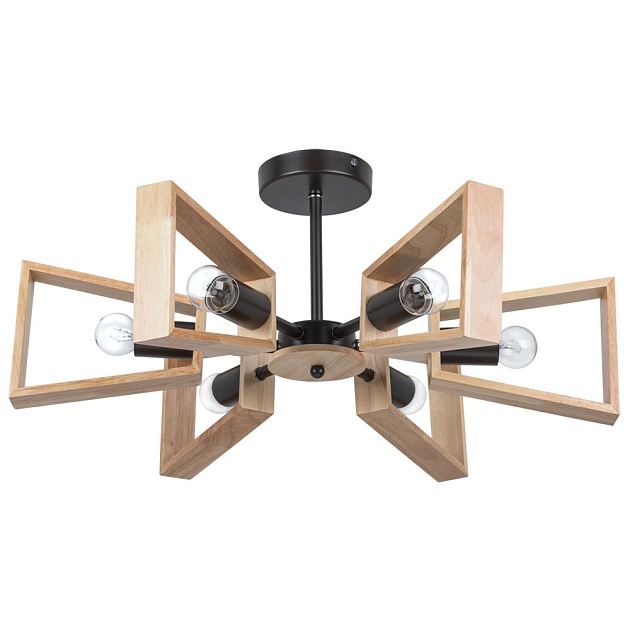 Потолочная люстра Arte Lamp Brussels A8030PL-6BK Фото № 