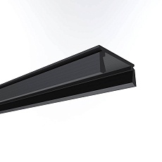 Профиль накладной черный 1м. Apeyron 08-05-01Ч