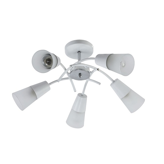 Потолочная люстра Escada Calla 1109/5P White изображение Потолочная люстра Escada Calla 1109/5P White Фото №