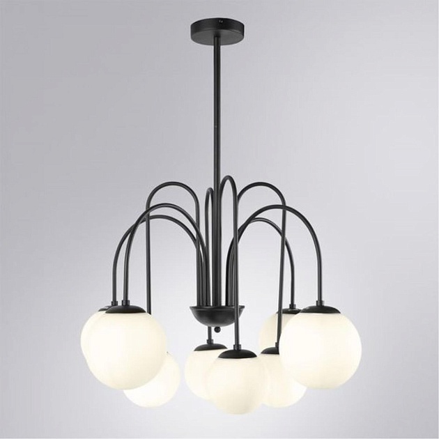 Подвесная люстра Arte Lamp Mebsuta A1675LM-8BK Фото № 4