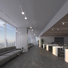 Трековый светодиодный светильник Elektrostandard Lars 12W 4200K 85033/01 a062129 2