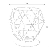 Настольная лампа TK Lighting 3061 Galaxy 2