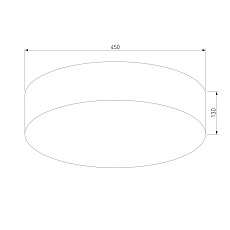 Потолочный светильник TK Lighting 1088 Rondo Black 2