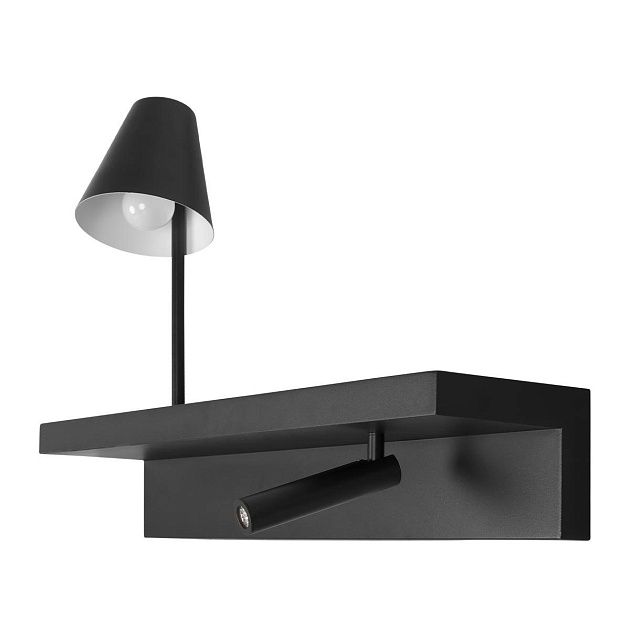 Настенный светильник Loft IT Shelf 10216/2W Black изображение 7 Настенный светильник Loft IT Shelf 10216/2W Black Фото № 7