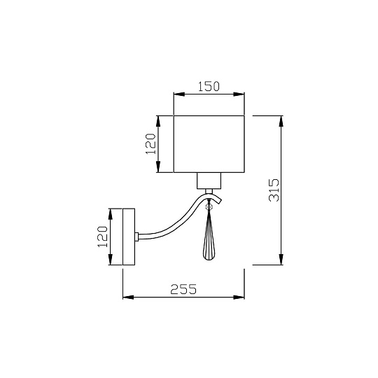 Бра Vele Luce Platonico VL1623W01 Фото № 3