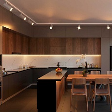 Трековый светильник однофазный трехжильный Novotech SELENE 359159 3