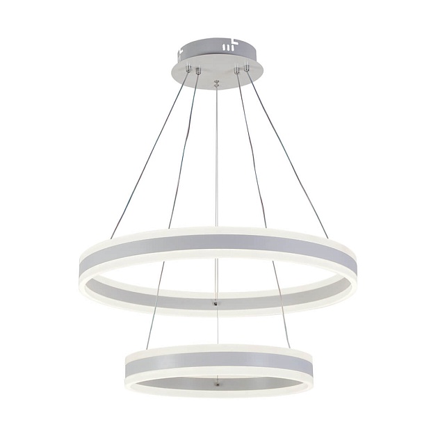Подвесная светодиодная люстра Profit Light 6036/2 WHT изображение 2 Подвесная светодиодная люстра Profit Light 6036/2 WHT Фото № 2