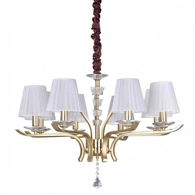 Подвесная люстра Ideal Lux Pegaso SP8 Ottone Satinato 197739 изображение Подвесная люстра Ideal Lux Pegaso SP8 Ottone Satinato 197739 Фото №