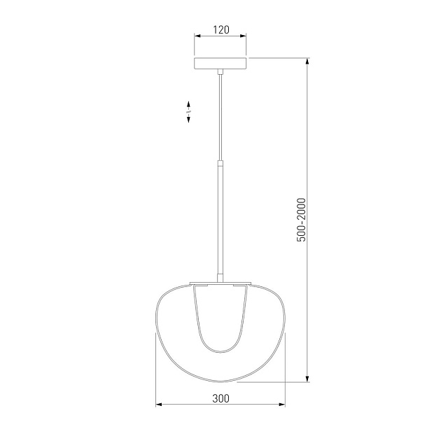 Подвесной светодиодный светильник Eurosvet Twice 90325/1 черный изображение 2 Подвесной светодиодный светильник Eurosvet Twice 90325/1 черный Фото № 2