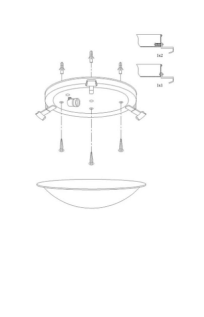 Настенно-потолочный светильник Lucide Alabaster 07113/30/66 Фото № 2