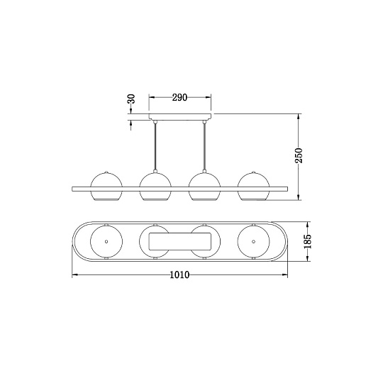Потолочный светильник Vele Luce Helix VL5153L04 изображение 4 Потолочный светильник Vele Luce Helix VL5153L04 Фото № 4