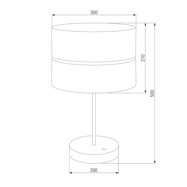 Настольная лампа TK Lighting 5472 Hilton Silver Фото № 3