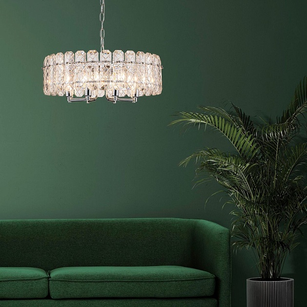 Подвесная люстра Escada Nerissa 2115/8S Chrome изображение 6 Подвесная люстра Escada Nerissa 2115/8S Chrome Фото № 6