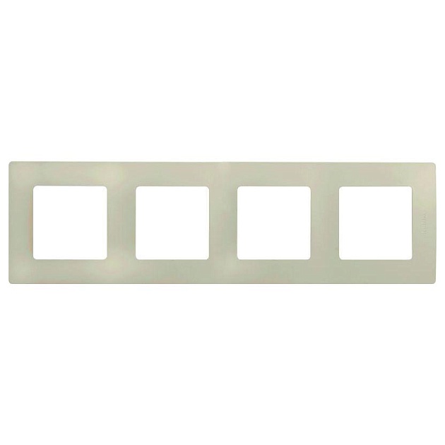 Рамка 4-постовая Legrand Etika слоновая кость 672514 изображение Рамка 4-постовая Legrand Etika слоновая кость 672514 Фото №