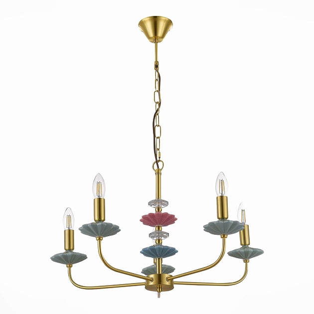 Подвесная люстра Evoluce Attic SLE1117-203-05 Фото № 3