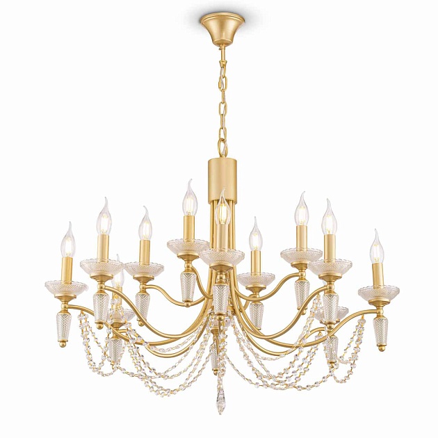 Подвесная люстра Freya Zoe FR2009PL-12G Фото № 