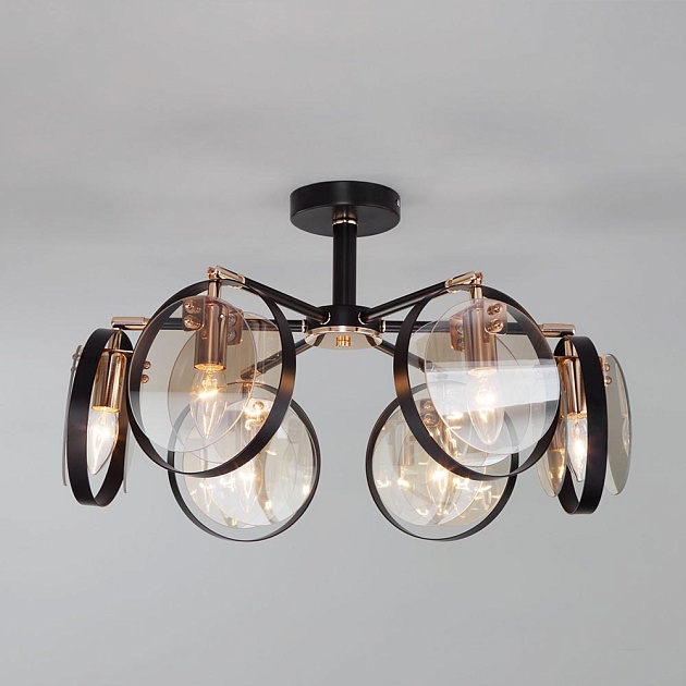 Потолочная люстра Eurosvet Gallo 70121/6 черный изображение 6 Потолочная люстра Eurosvet Gallo 70121/6 черный Фото № 6