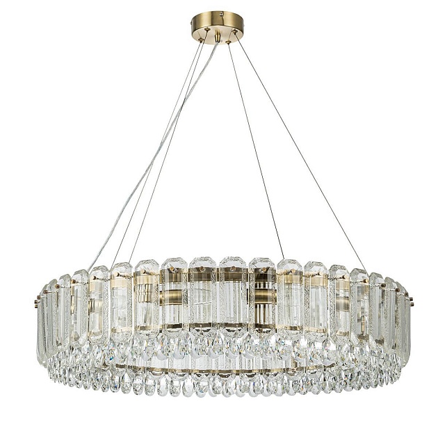 Подвесная люстра Indigo Brilliante 12039/12P Brass V000426 изображение Подвесная люстра Indigo Brilliante 12039/12P Brass V000426 Фото №