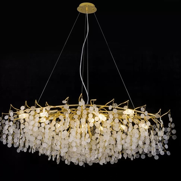 Подвесная люстра iLamp Savage 7004-L1200 GD изображение 3 Подвесная люстра iLamp Savage 7004-L1200 GD Фото № 3