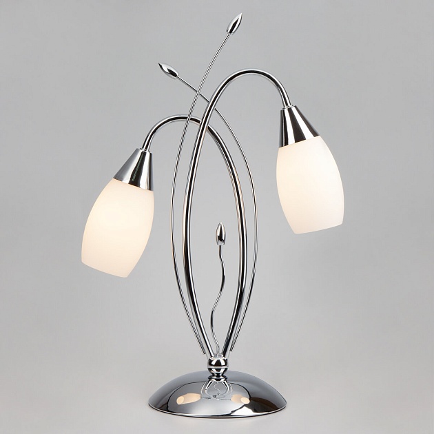 Настольный светильник Eurosvet 22080/2T хром изображение Настольный светильник Eurosvet 22080/2T хром Фото №