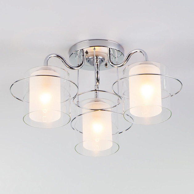 Потолочная люстра Eurosvet 30160/3 хром Фото № 4