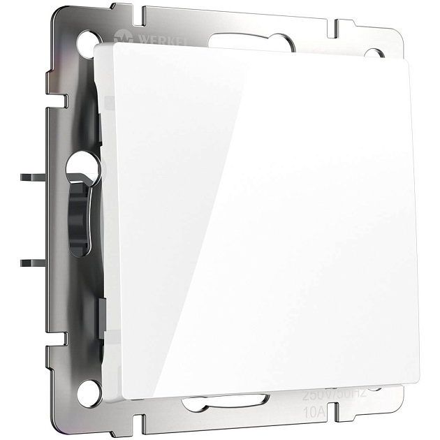 Выключатель одноклавишный Werkel белый W1110001 4690389154973 изображение Выключатель одноклавишный Werkel белый W1110001 4690389154973 Фото №