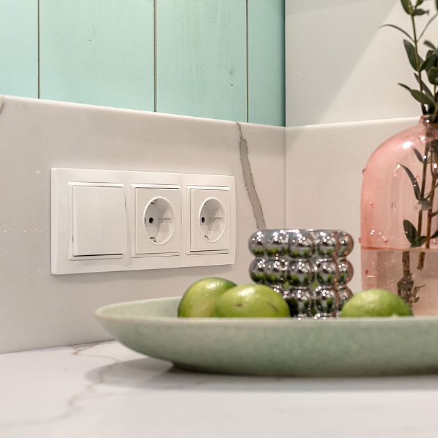 Розетка с заземлением Werkel белый W1171001 4690389155116 Фото № 2