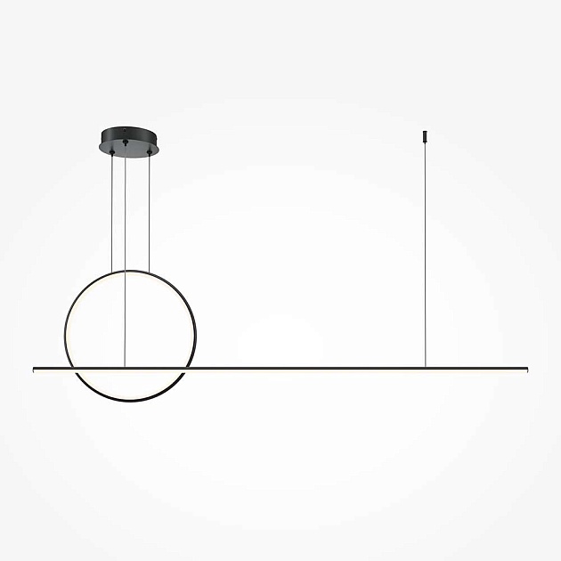 Подвесной светодиодный светильник Maytoni Halo MOD247PL-L49BK изображение 4 Подвесной светодиодный светильник Maytoni Halo MOD247PL-L49BK Фото № 4