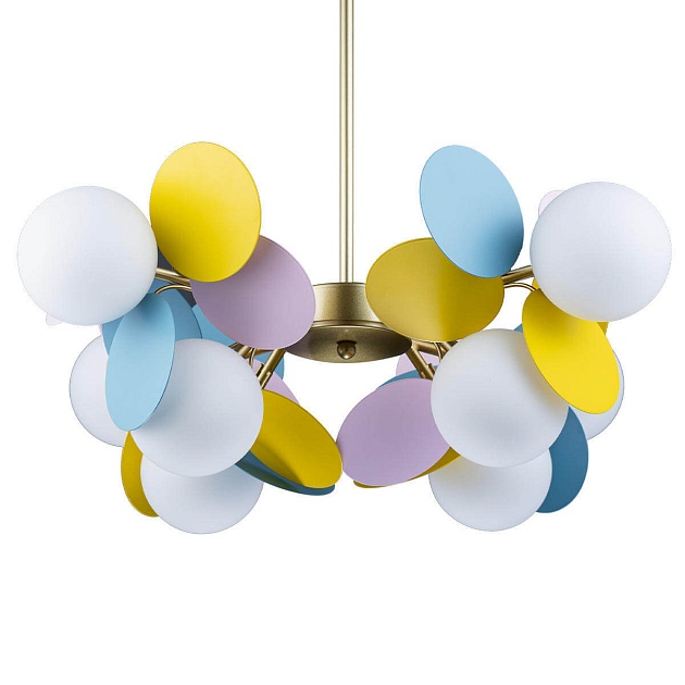 Подвесная люстра Loft IT Matisse 10008/8 Mult изображение 5 Подвесная люстра Loft IT Matisse 10008/8 Mult Фото № 5