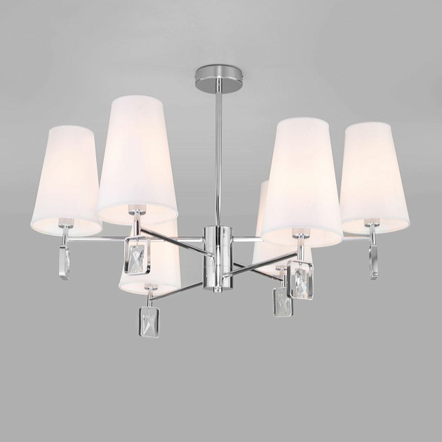 Потолочная люстра Eurosvet Milazzo 60137/6 хром Фото № 