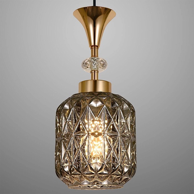 Подвесная люстра Reluce 02003-0.9-09 Smoke изображение 2 Подвесная люстра Reluce 02003-0.9-09 Smoke Фото № 2