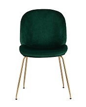 Барный стул Stool Group Турин со спинкой бархат изумрудный золотые ножки 8329C GREEN 5