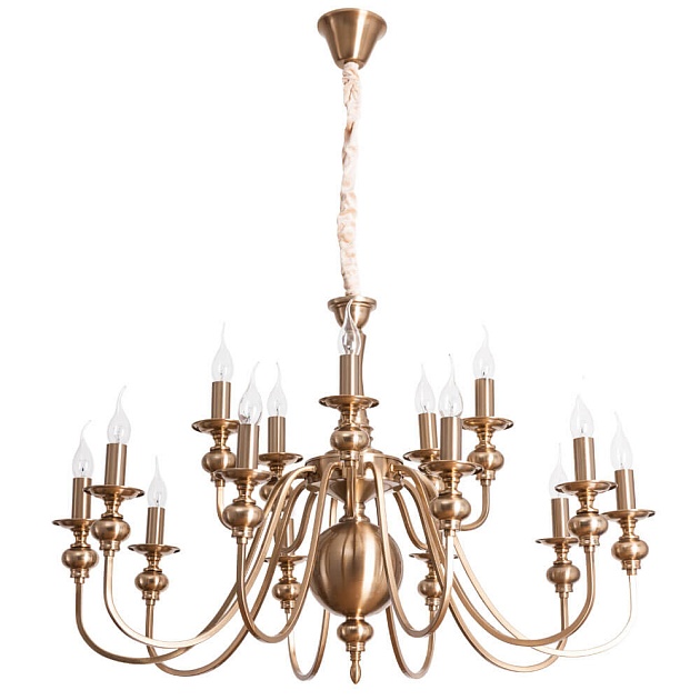 Подвесная люстра Arte Lamp Passoni A6097LM-15PB Фото № 