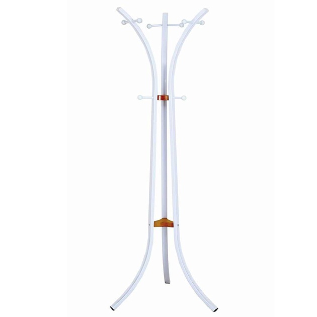 Напольная вешалка AksHome Spiner белый, металл 69043 Фото № 